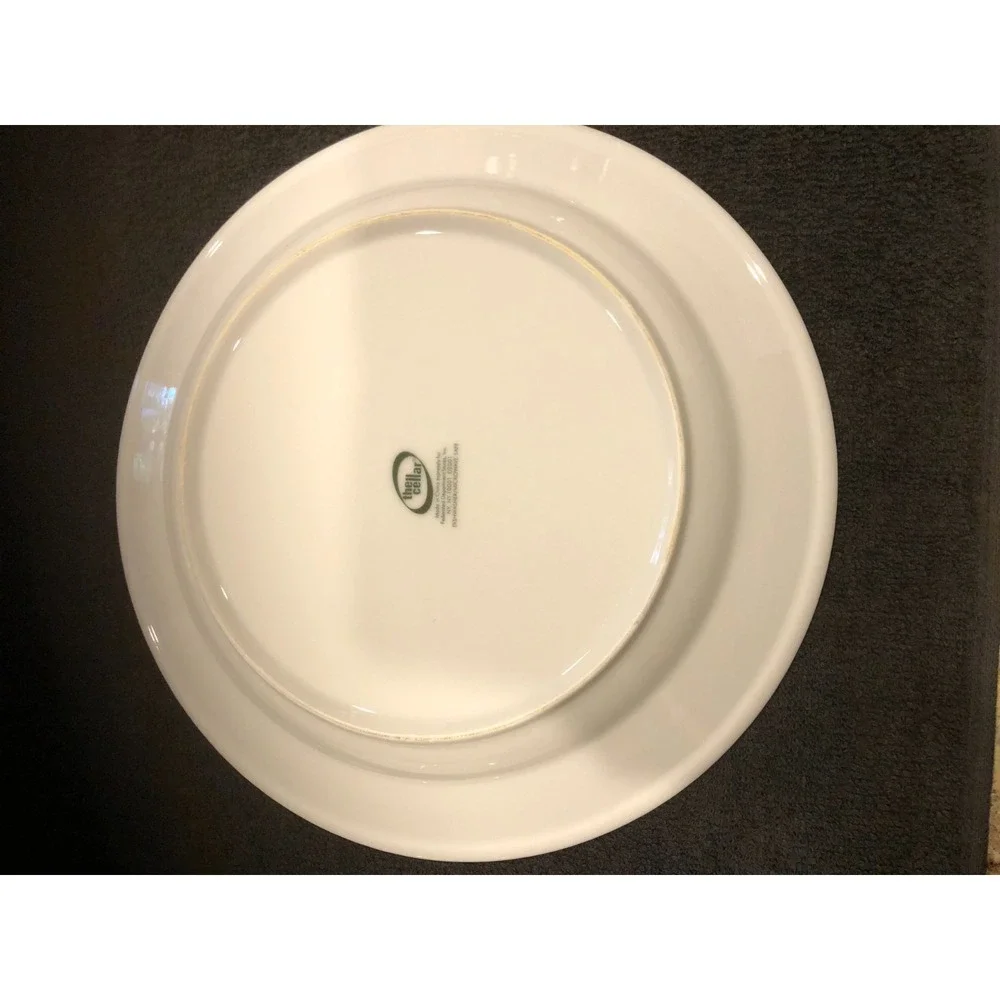 The Cellar Macy's Blue White Blue Band Dinner Plate~11